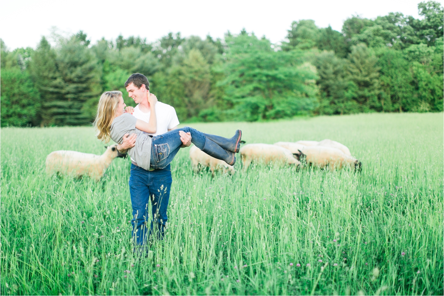 Farm Engagement Session Inspiration by Pennsylvania Wedding Photographer Brianna Wilbur