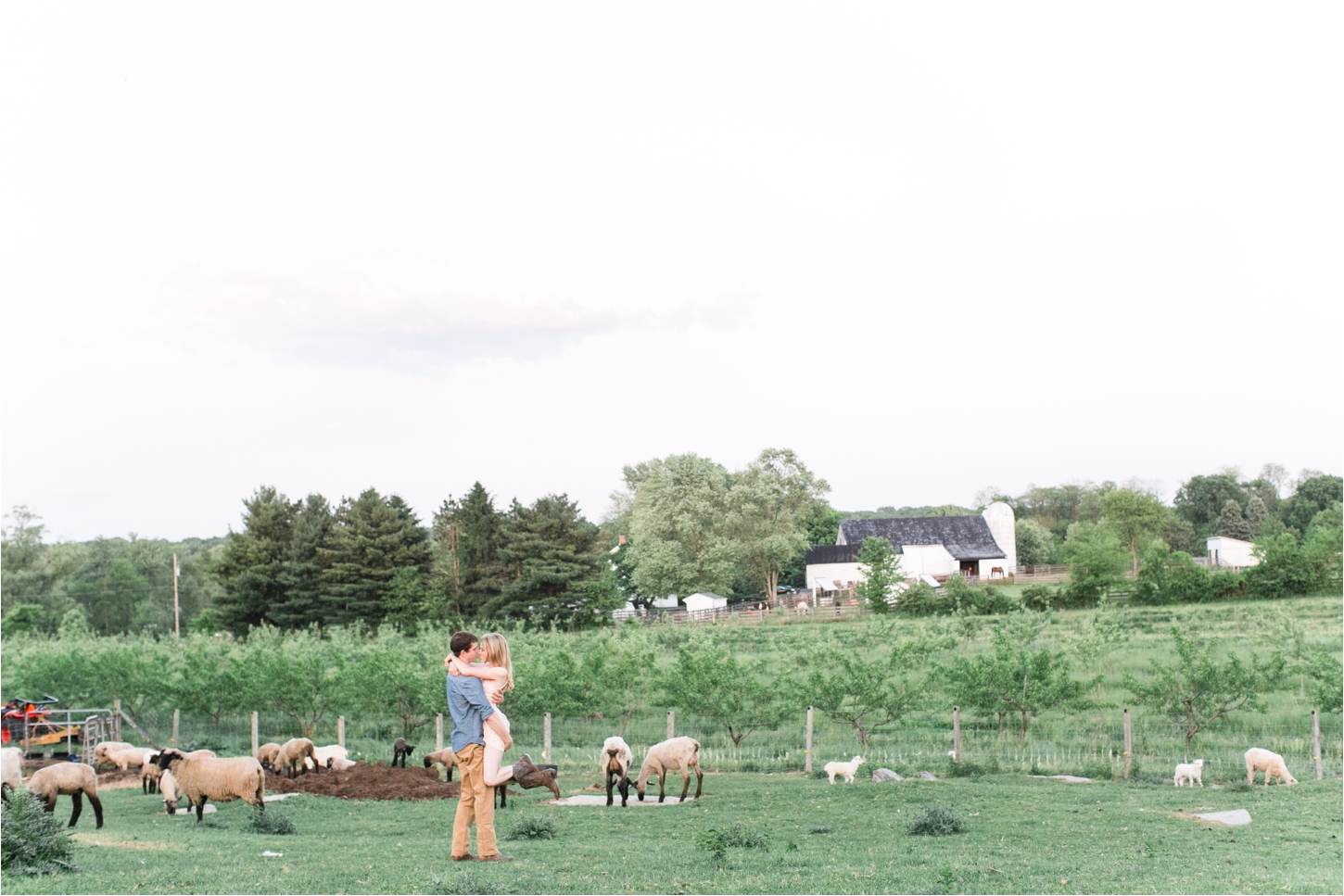 Sheep Farm Engagement Session Inspiration by Pennsylvania Wedding Photographer Brianna Wilbur