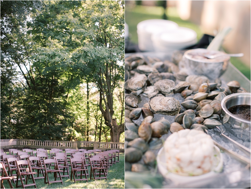 details for Curtis Arboretum wedding ceremony